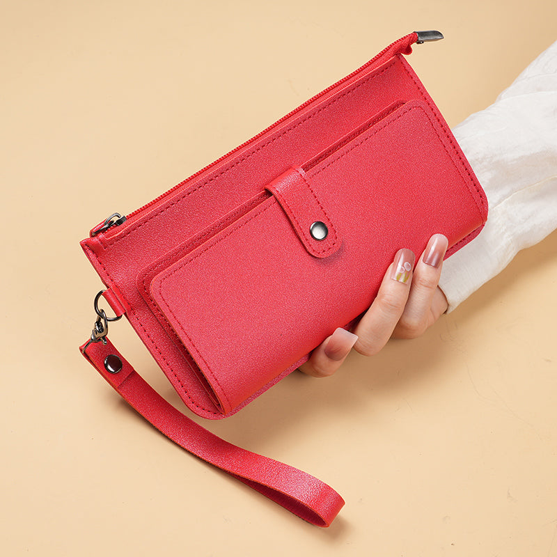 Élégance Classique – Portefeuille Long Multi-Rangements