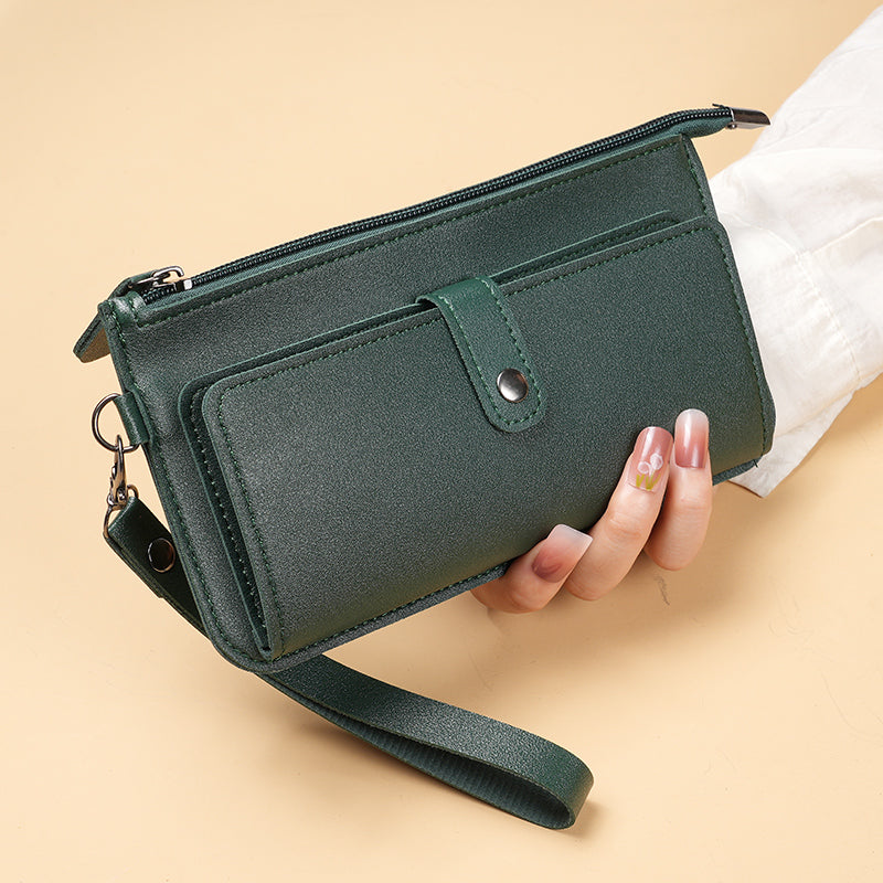 Élégance Classique – Portefeuille Long Multi-Rangements