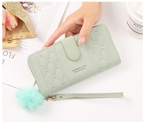 Élégance Véritable – Portefeuille Long Femme en Cuir Vegan