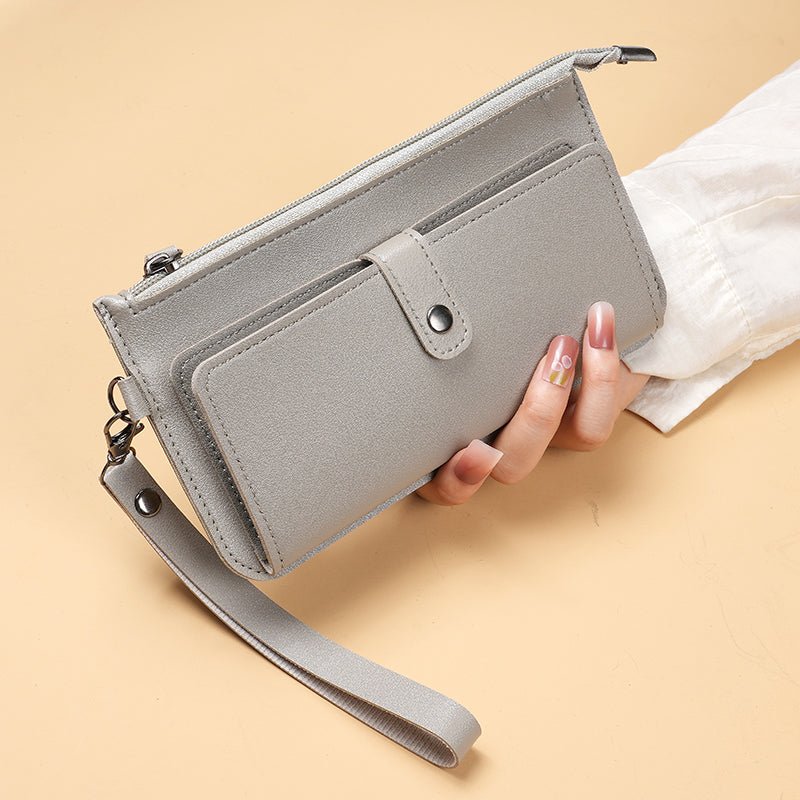 Élégance Classique – Portefeuille Long Multi-Rangements