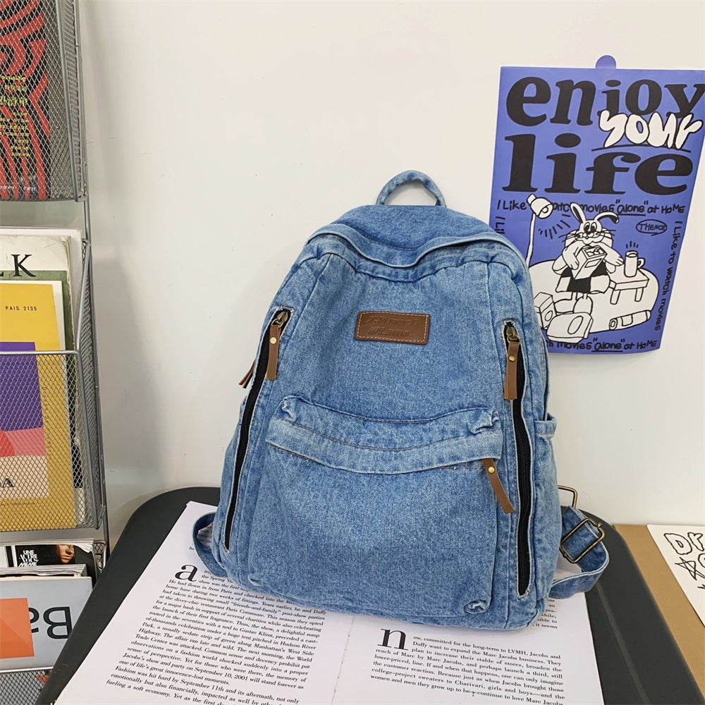 Épure Denim — Sac à Dos Élégance Urbaine
