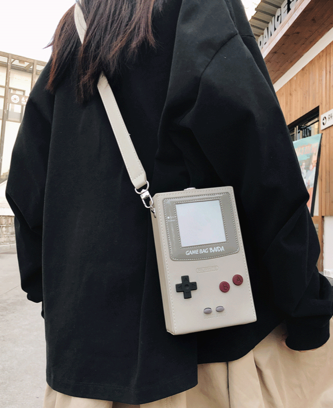 Sac Édition Pixel – Bandoulière Chic au Design Console Vintage