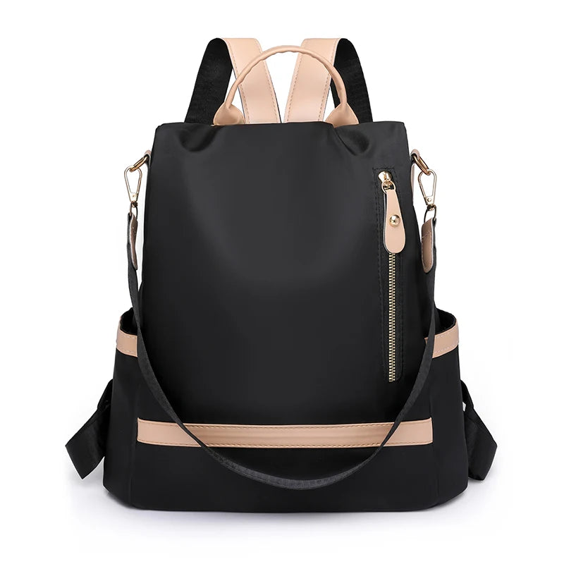 Évasion Élégante – Sac à Dos Antivol Imperméable pour Femme