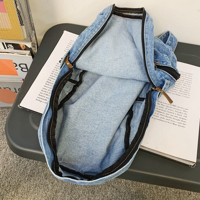 Épure Denim — Sac à Dos Élégance Urbaine