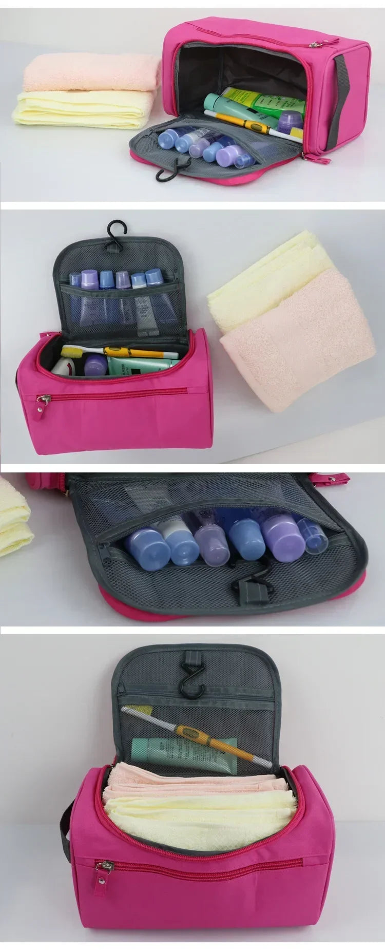 Élégance Nomade – Trousse de Toilette Grande Capacité