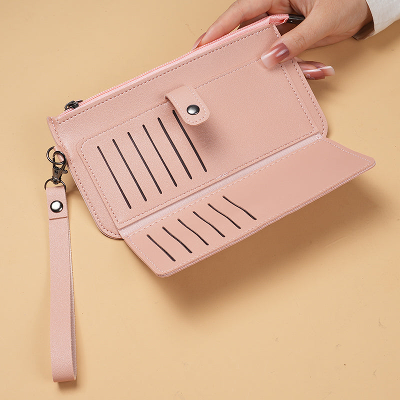 Élégance Classique – Portefeuille Long Multi-Rangements