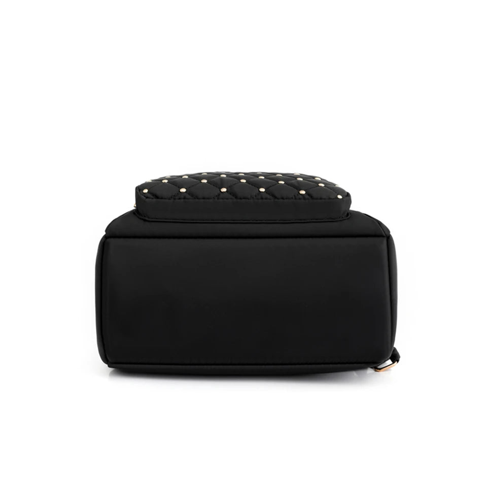 Élégance Nomade – Sac à Dos Femme en Nylon Premium & Détails Brillants