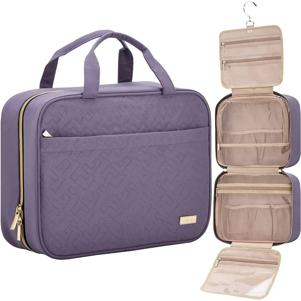 Élégance Nomade – Trousse de Voyage Suspendue Grande Capacité