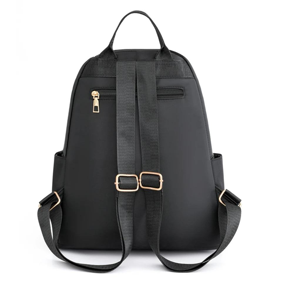 Élégance Nomade – Sac à Dos Femme en Nylon Premium & Détails Brillants