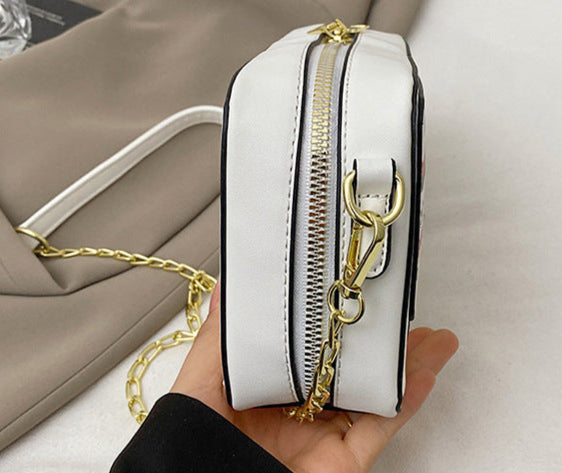 "Cassette Élégance" – Sac Bandoulière Vintage en Cuir Végan