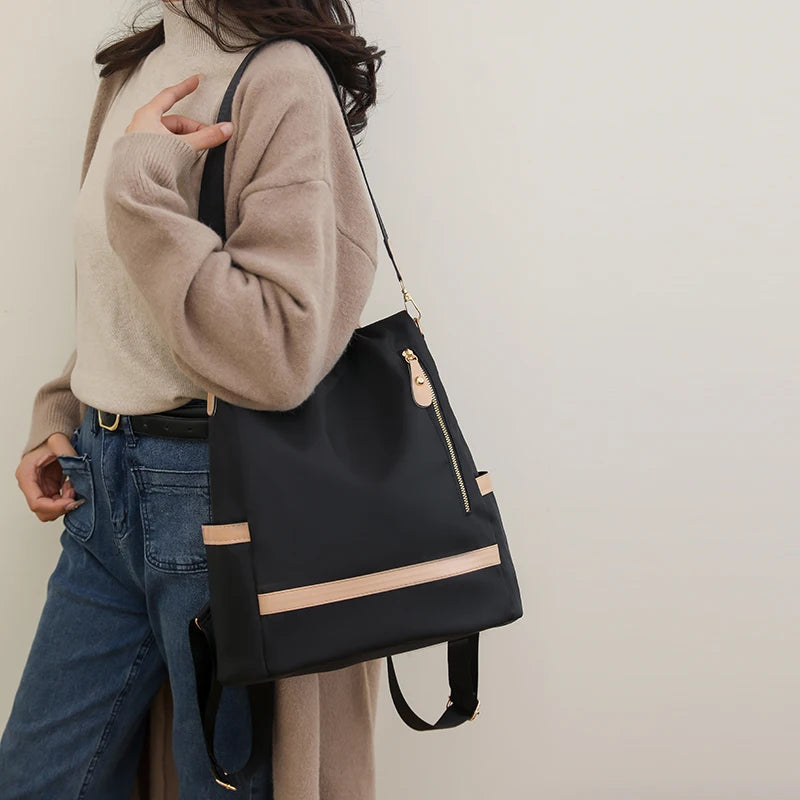 Évasion Élégante – Sac à Dos Antivol Imperméable pour Femme