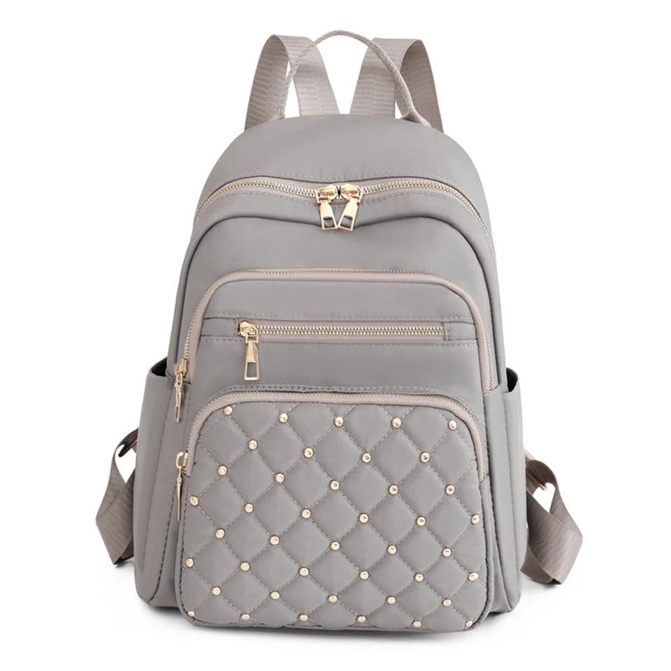 Élégance Nomade – Sac à Dos Femme en Nylon Premium & Détails Brillants