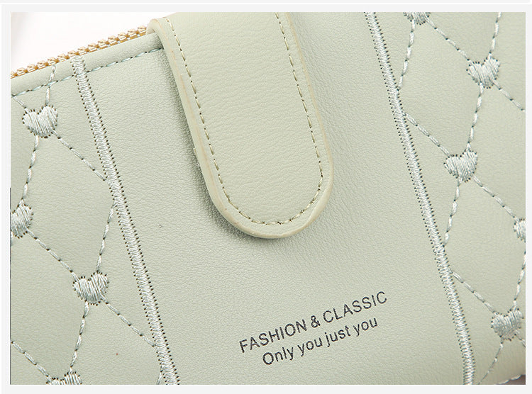 Élégance Véritable – Portefeuille Long Femme en Cuir Vegan