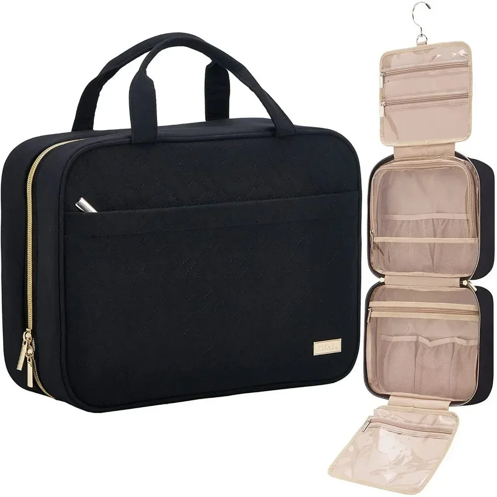 Élégance Nomade – Trousse de Voyage Suspendue Grande Capacité
