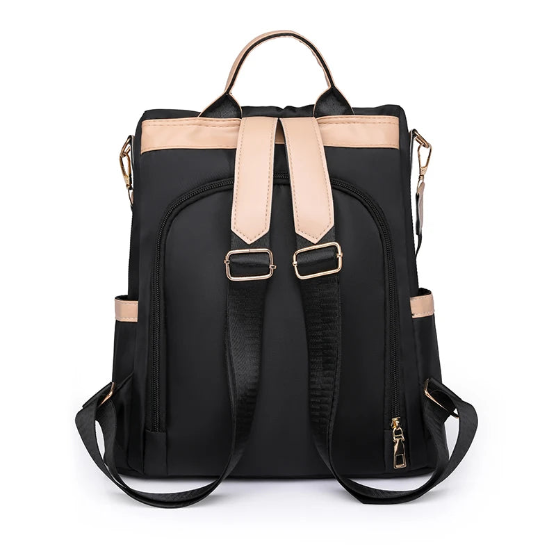 Évasion Élégante – Sac à Dos Antivol Imperméable pour Femme