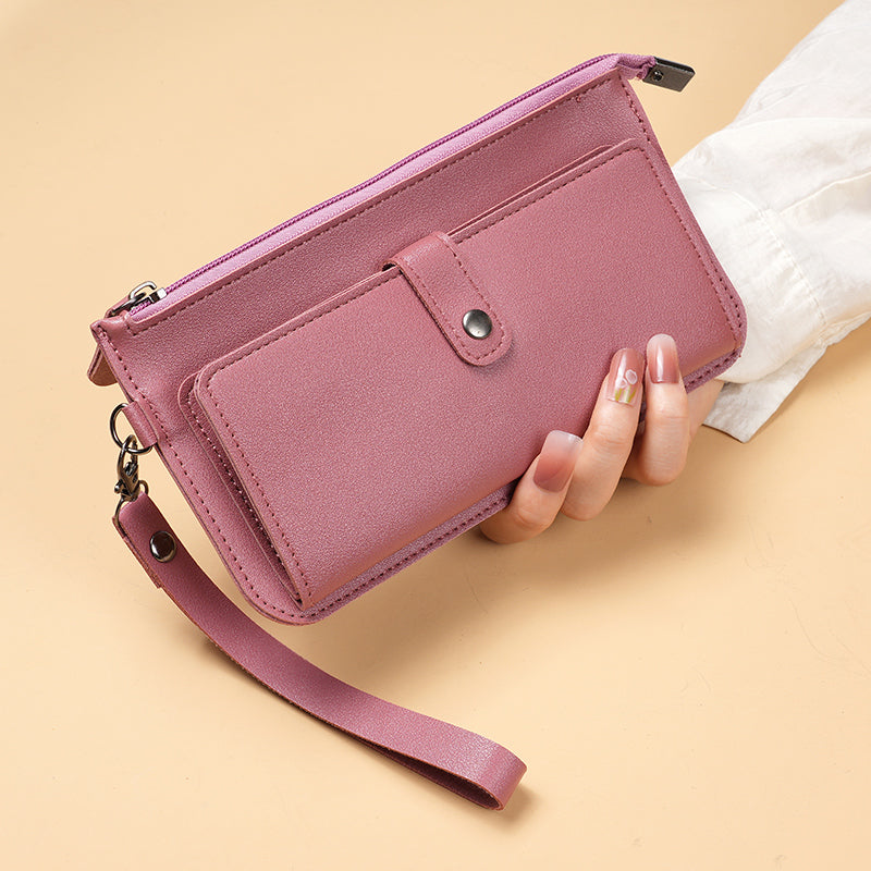 Élégance Classique – Portefeuille Long Multi-Rangements
