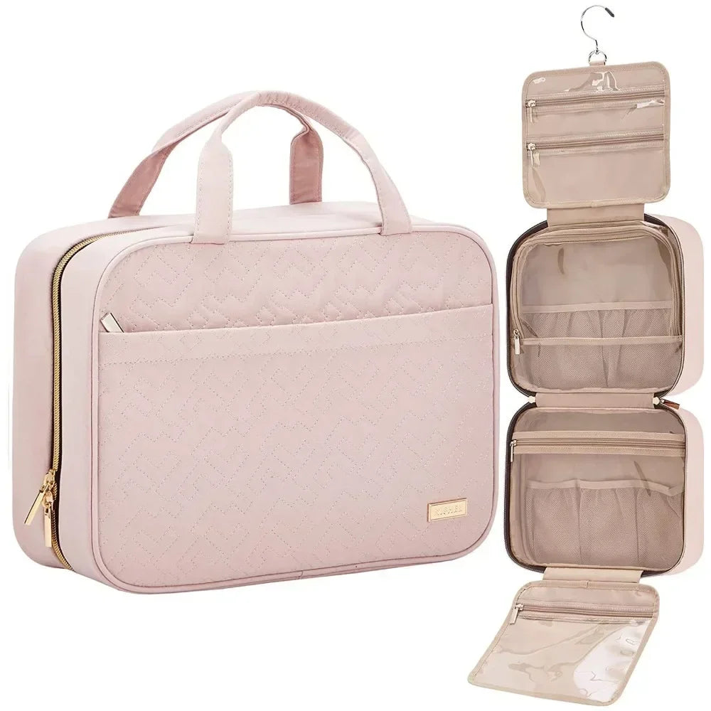 Élégance Nomade – Trousse de Voyage Suspendue Grande Capacité