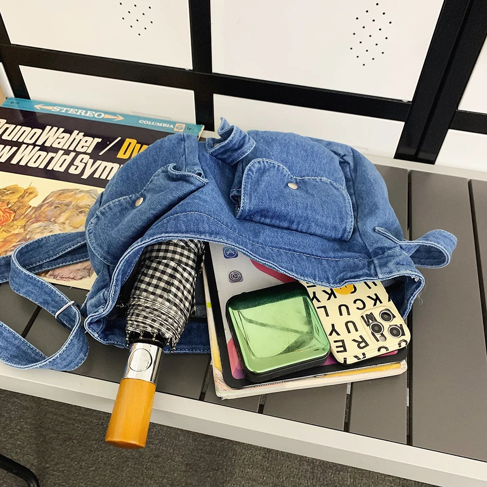 Sacoche Élégance Denim – L’Indispensable Urbain