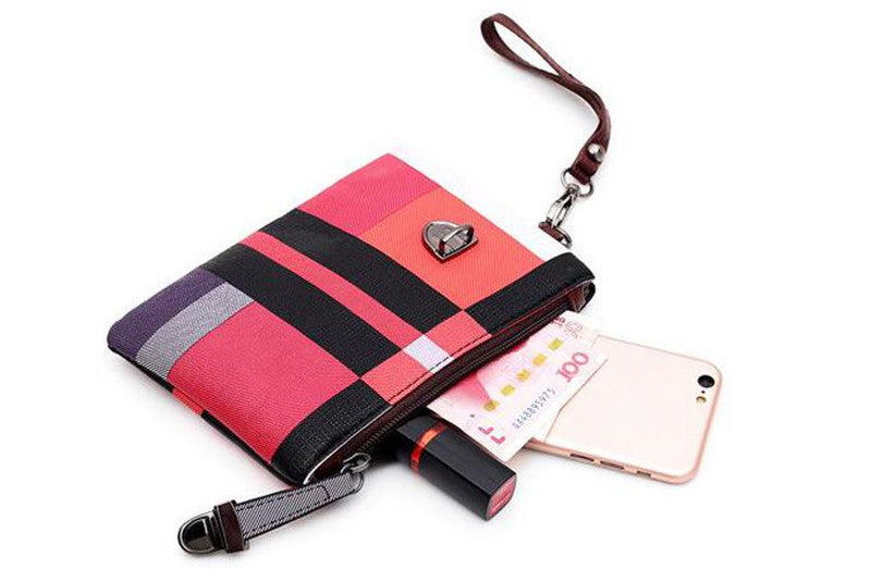 Élégance Tartan – Ensemble 4-en-1 de Sacs Féminins de Luxe