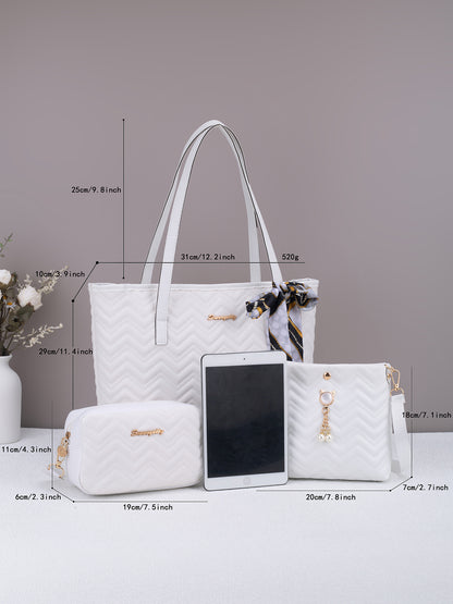 Élégance Ondulée – Ensemble Sac Prestige 3-en-1