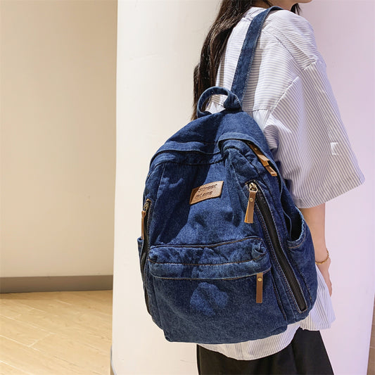 Épure Denim — Sac à Dos Élégance Urbaine