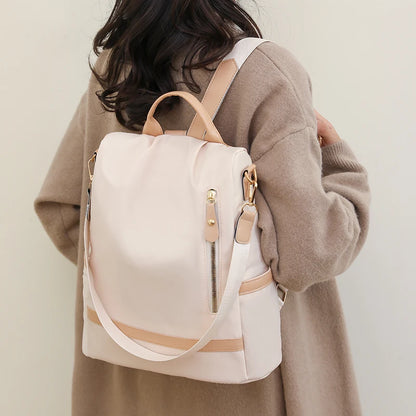 Évasion Élégante – Sac à Dos Antivol Imperméable pour Femme