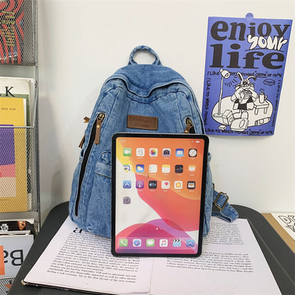 Épure Denim — Sac à Dos Élégance Urbaine