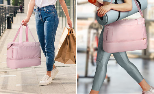 Évasion Élégante – Sac Week-end Femme avec Port USB Intégré