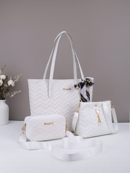 Élégance Ondulée – Ensemble Sac Prestige 3-en-1