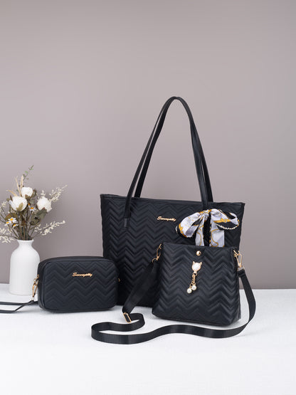 Élégance Ondulée – Ensemble Sac Prestige 3-en-1