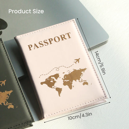 Élégance Nomade – Étui Passeport Prestige en Cuir Vegan