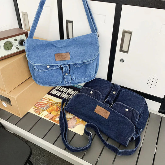 Sacoche Élégance Denim – L’Indispensable Urbain