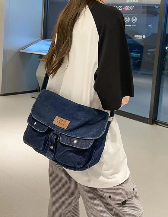 Sacoche Élégance Denim – L’Indispensable Urbain