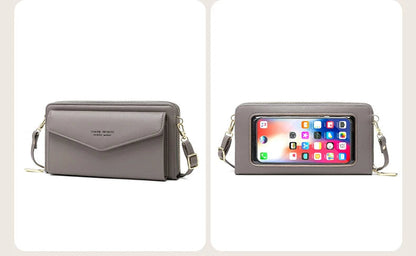 Élégance Tactile – Sac Portefeuille RFID en Cuir Végan