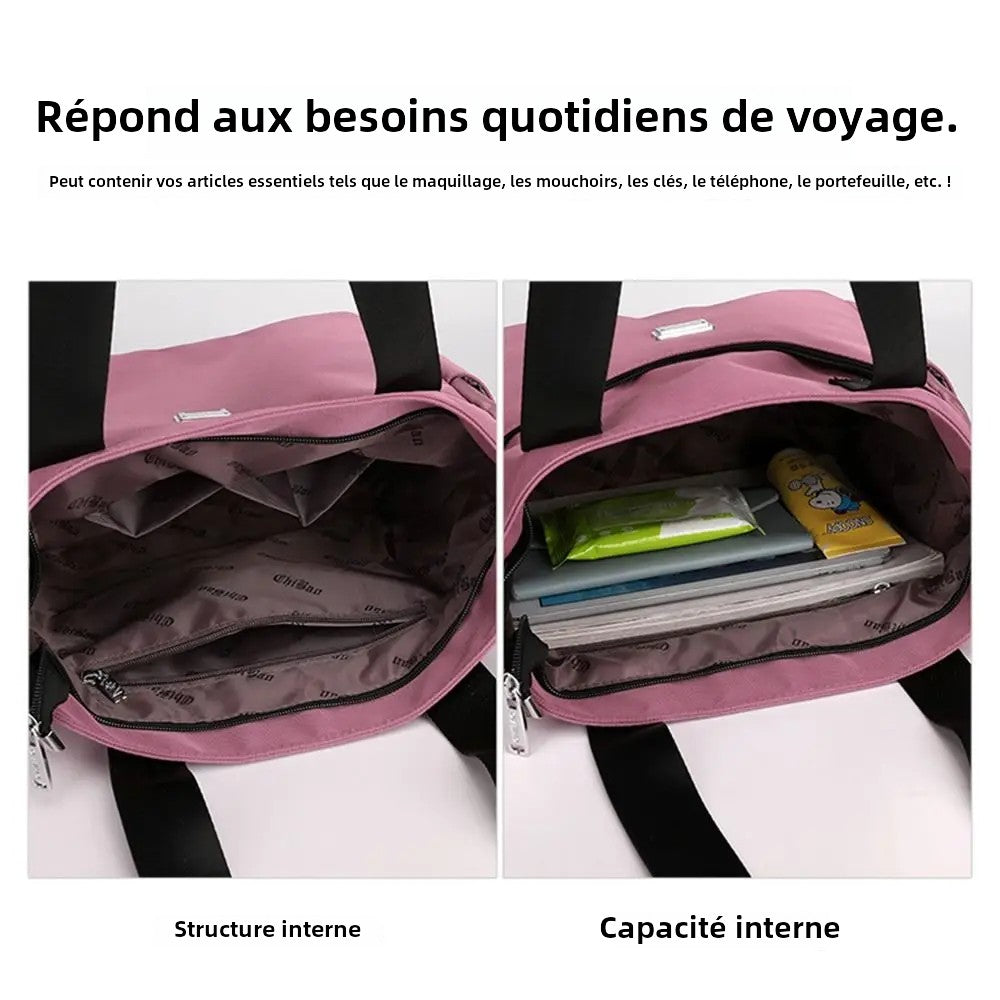 Élégance Urbane – Sac Tote Imperméable Multi-Compartiments