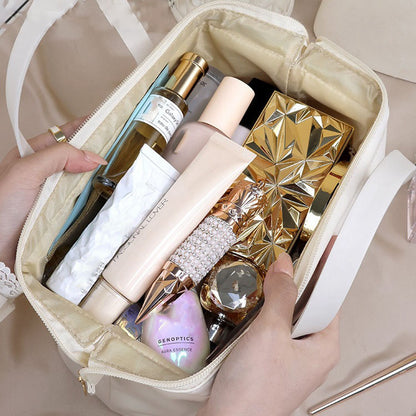 Trousse Élégance Voyage – Grande Capacité & Finition Luxe