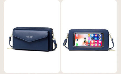 Élégance Tactile – Sac Portefeuille RFID en Cuir Végan