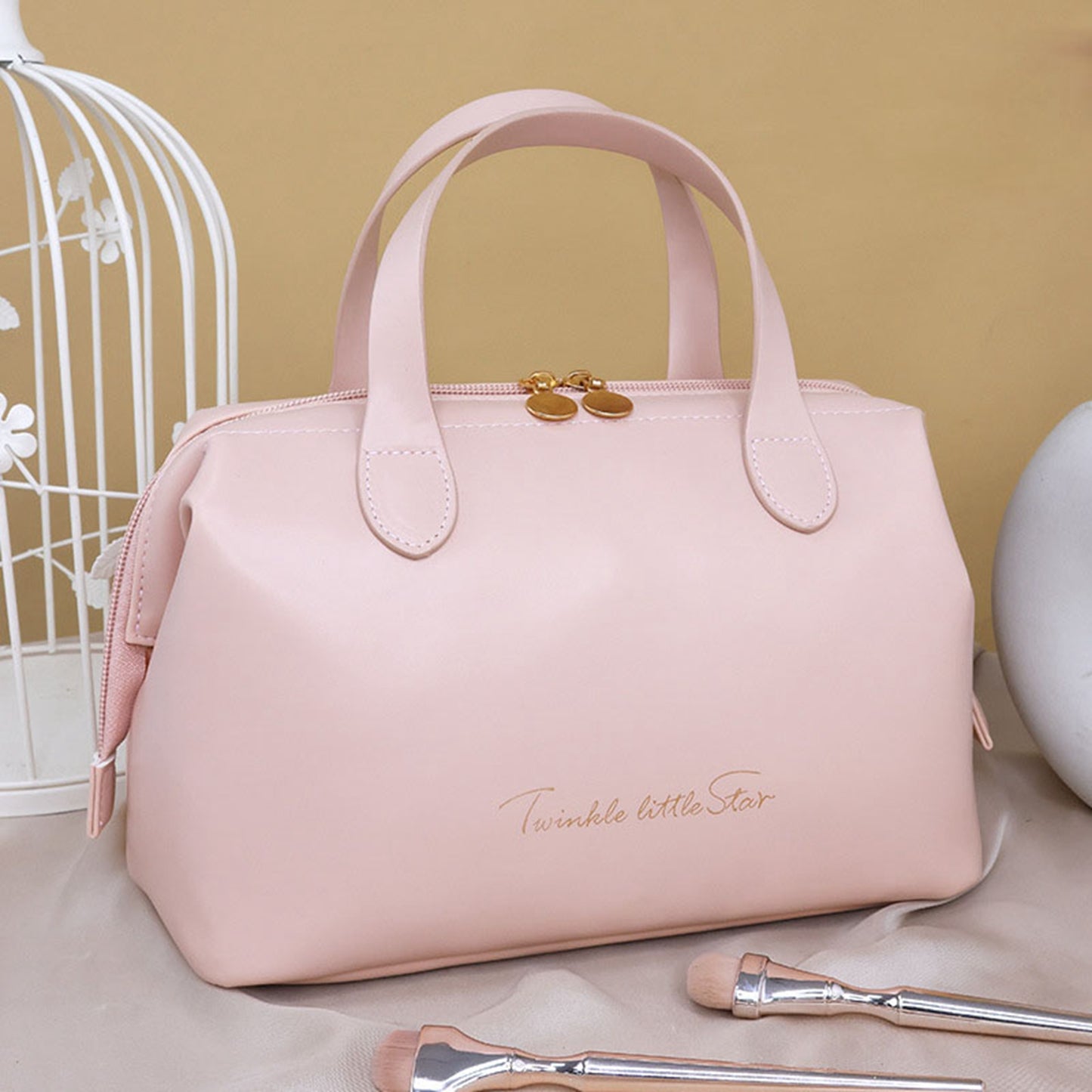 Trousse Élégance Voyage – Grande Capacité & Finition Luxe