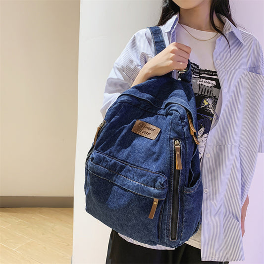 Épure Denim — Sac à Dos Élégance Urbaine