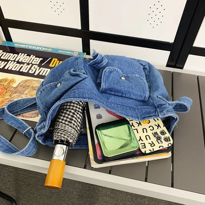 Sacoche Élégance Denim – L’Indispensable Urbain