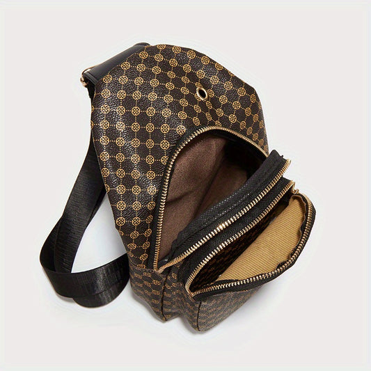 Élégance Rétro – Sac Bandoulière Poire en Cuir Vegan Structuré