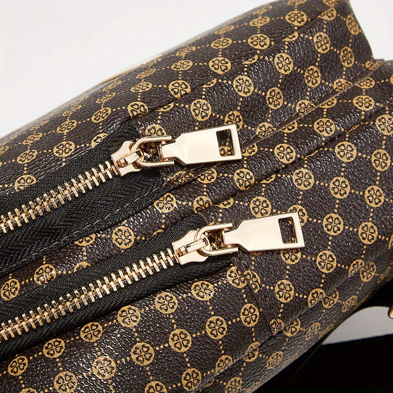 Élégance Rétro – Sac Bandoulière Poire en Cuir Vegan Structuré